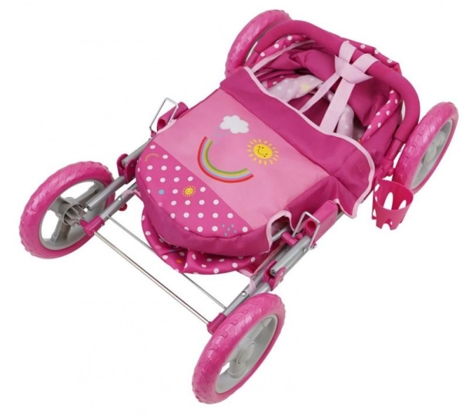 Stroller for Dolls with Bag - Polka Dot