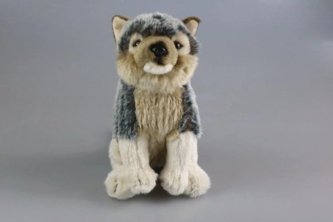 Plush Sitting Wolf