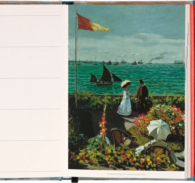Agenda magnetica settimanale Claude Monet 2026, 11 x 16 cm