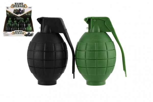 Plastic Hand Grenade Toy with Sound and Light Effects