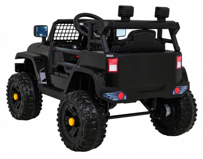 Autíčko Jeep Dark Night na akumulátor pre deti Čierne – Čierne
