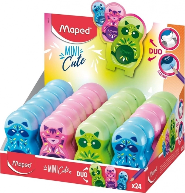 Sharpener with Eraser Loopy Mini Cute by Maped