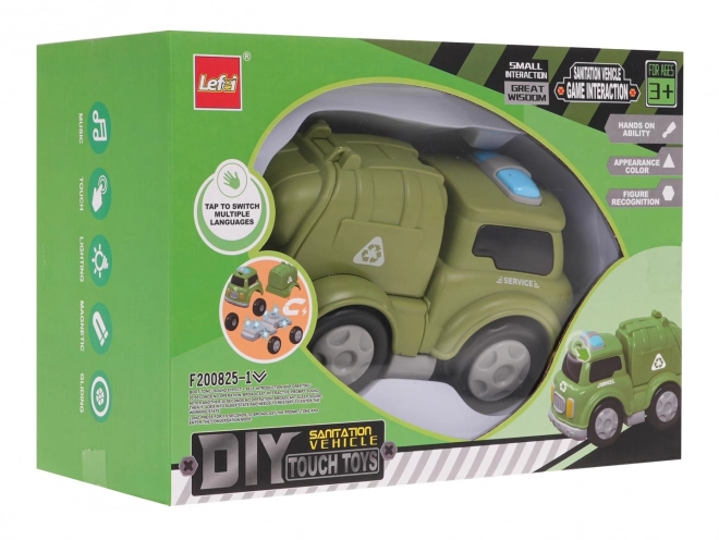 Interactive Magnetic Garbage Truck Toy