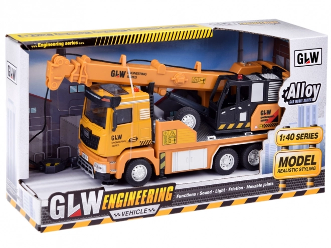 Crane Truck with Sound and Lights