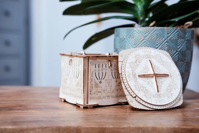 Pirate's Treasure Chest Wooden 3D Puzzle