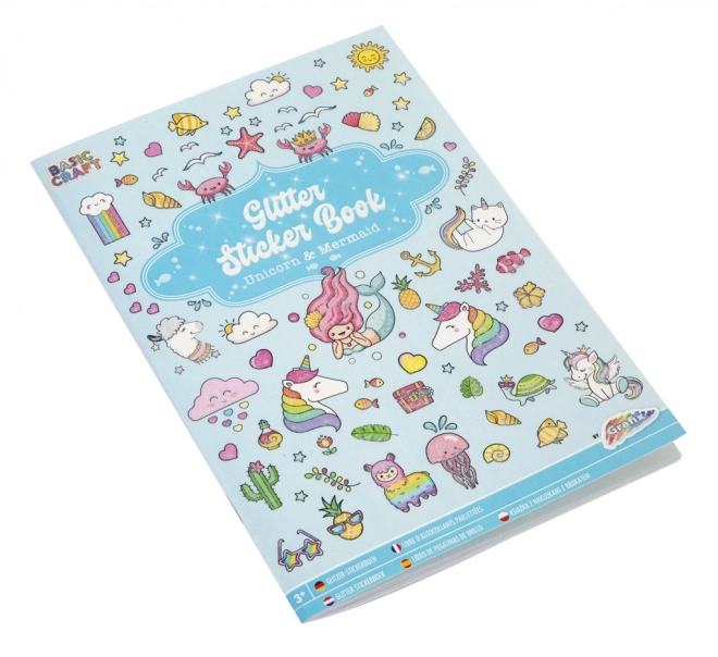 Book of Glitter Stickers Unicorn/Mermaid