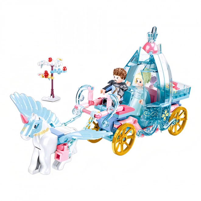 Sluban Winter Fairies Unicorn Carriage