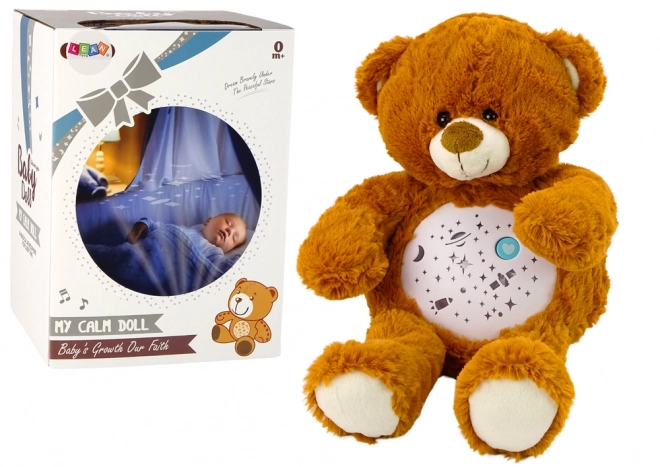 Plush Sleepy Bear with Lights and Sounds