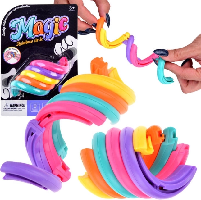 Magische regenboogspiraal antistress-speelgoed