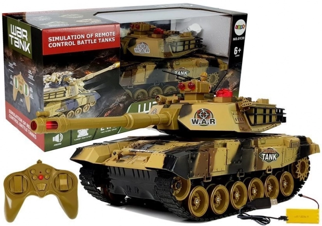 Large Remote Control Tank with Sound and Lights