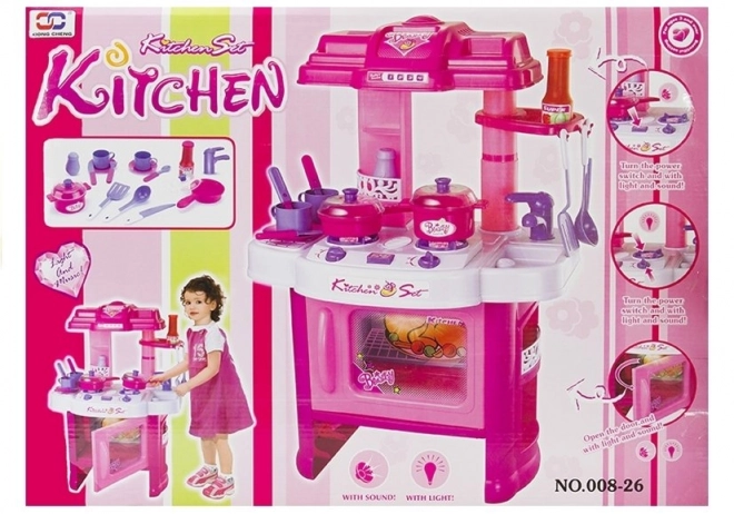 Kitchen Set with Oven for Little Chefs