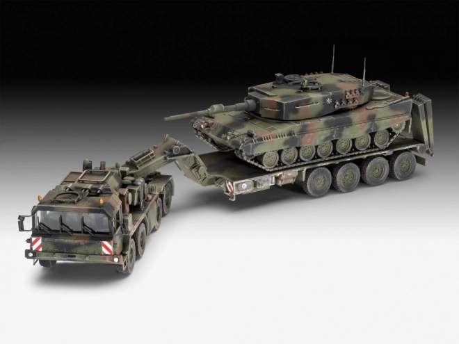 Plastic Model SLT 50-3 Elefant and Leopard 2A4 Tank