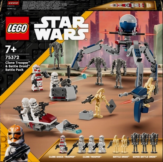 LEGO Star Wars bitevní balíček: klonoví vojáci vs. bitevní droidi (75372)