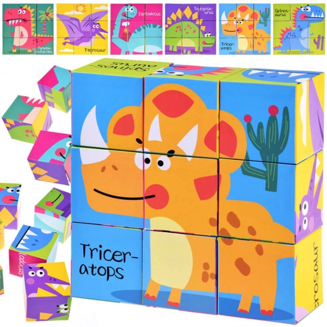 Dinosaur Puzzle Large Blocks Set