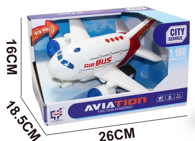 Airplane Toy with Light and Sound Effects