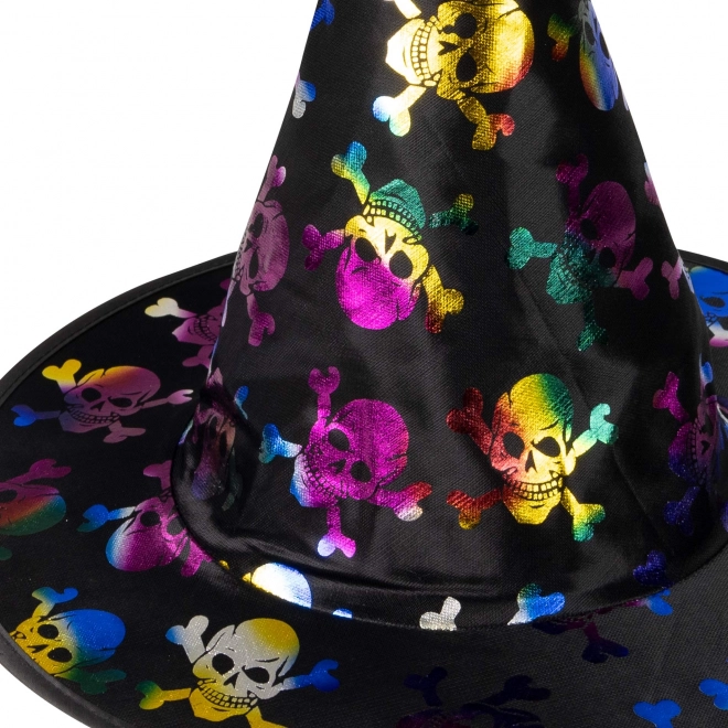 Children's Wizard Hat with Skulls