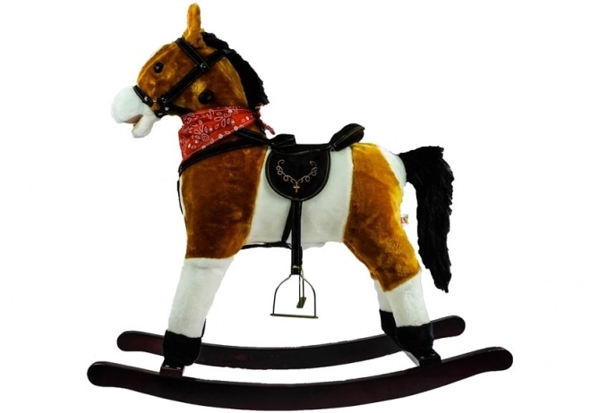 Rocking Horse Light Brown with Movement and Sound