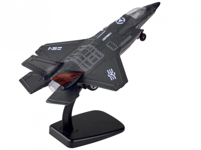 Metal Fighter Jet F-25 – Black