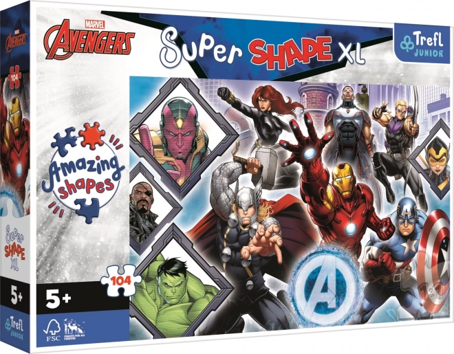 Trefl Super Shape XL Avengers Puzzle