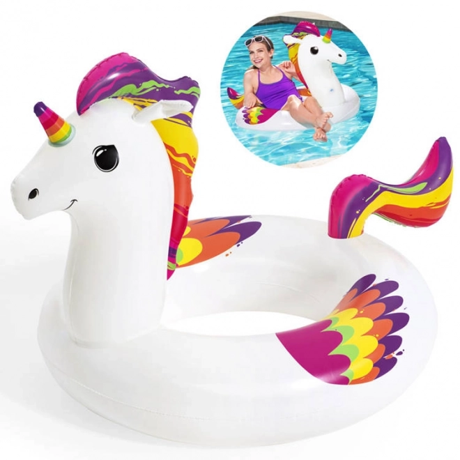 Large Inflatable Unicorn Swim Ring by Bestway