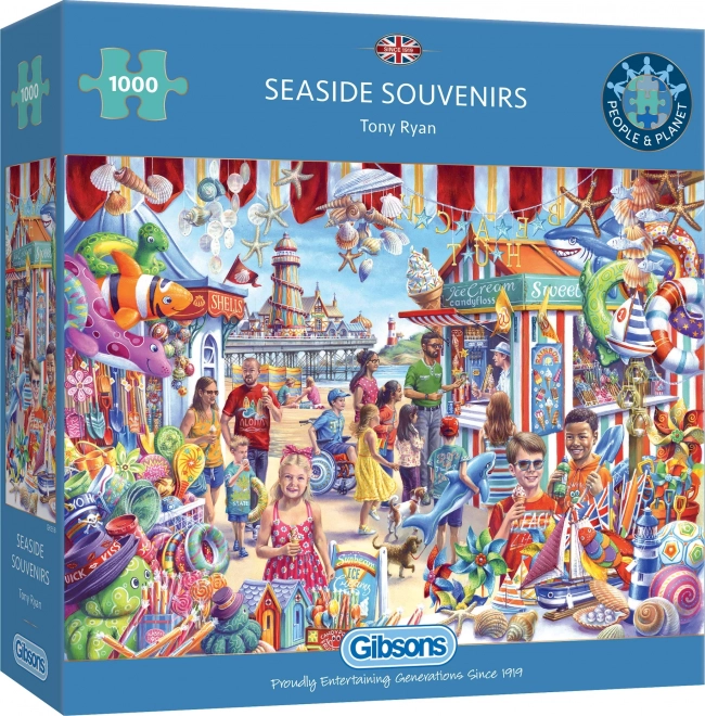 Gibsons Beach Souvenirs 1000 Piece Puzzle