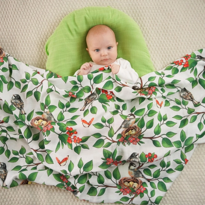 Tommy Lise bamboo muslin swaddle