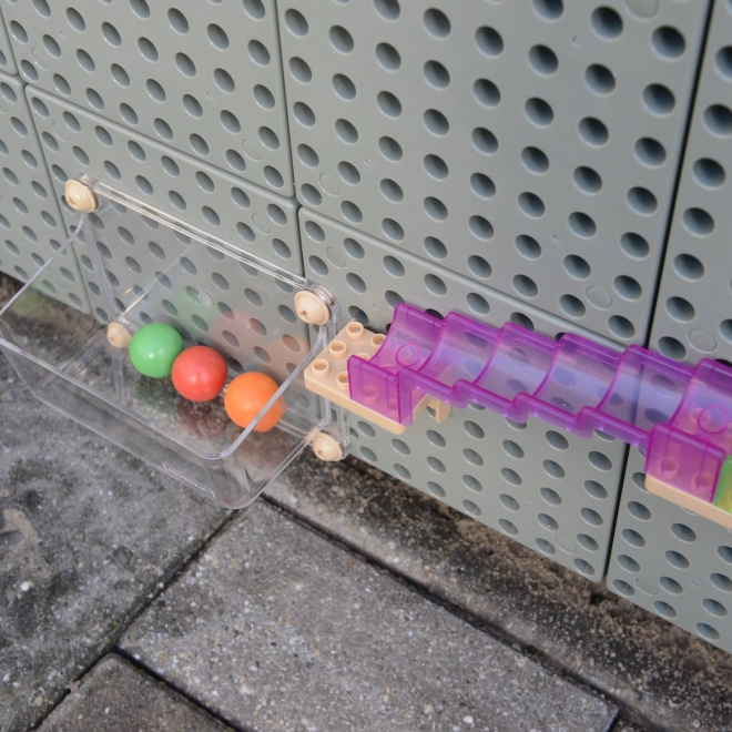 Set da costruzione Masterkidz tavola STEM per pista a biglie 209 pezzi