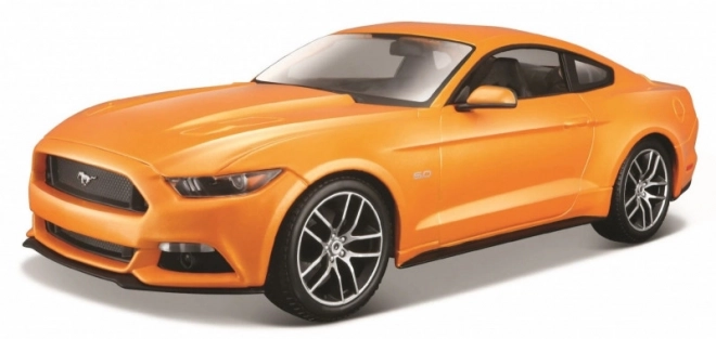 Composite model of Ford Mustang GT 2015 orange 1/24