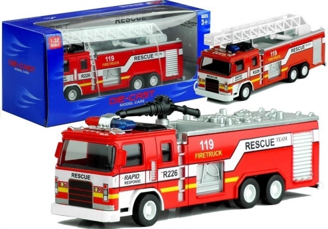 Fire Truck Toy with Ladder