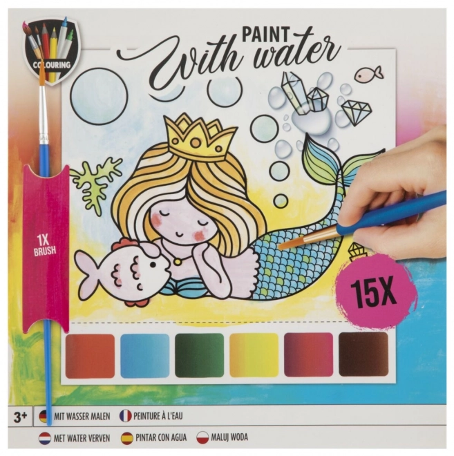 Magic Water Paint Coloring Book Set