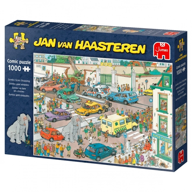 Colorful Jigsaw Puzzle - 1000 Pieces by Jan Van Haasteren