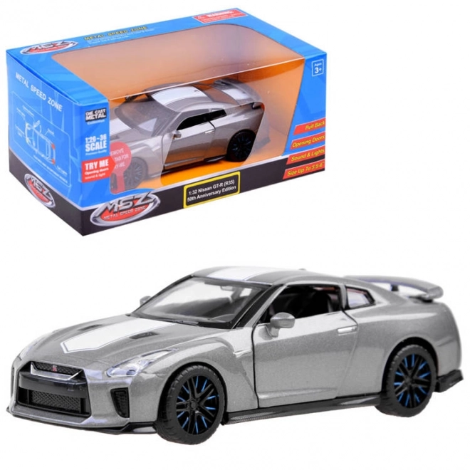 Nissan GT-R Metal Toy Car with Sound and Light Effects