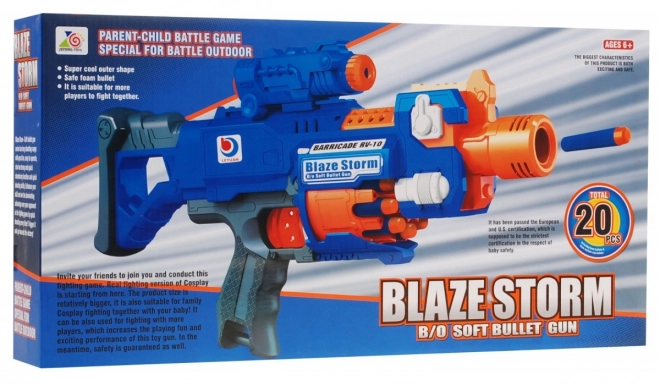 Rapid Fire Foam Dart Gun for Kids 8+