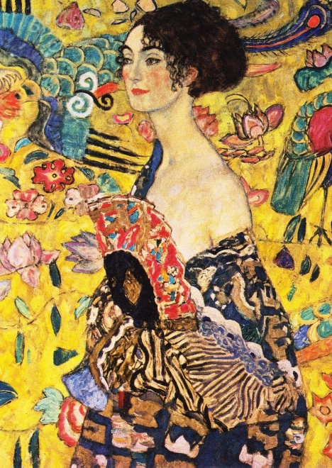 Enjoy Puzzle Gustav Klimt: Lady with a Fan 1000 Pieces