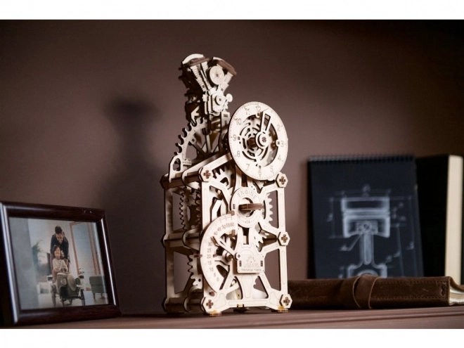 Ugears Wooden 3D Engine Clock Puzzle