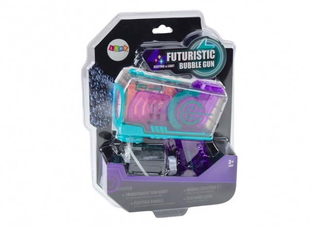 Bubble Gun with Lights in Purple