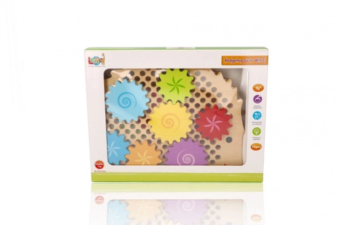 Lelin hedgehog puzzle with gears