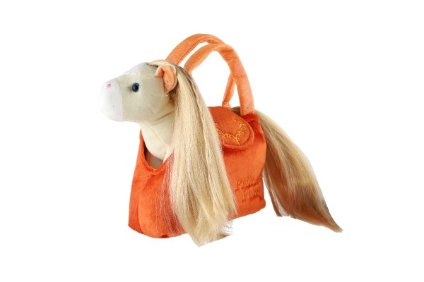 Unicorn In Orange Plush Purse