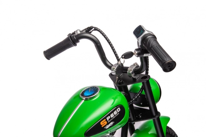 Battery-Powered Motorcycle for Kids - Green