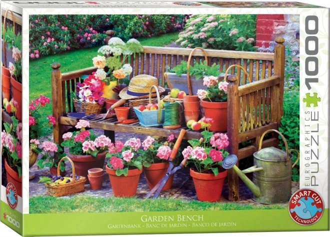 Eurographics Garden Bench Puzzle 1000 Pieces