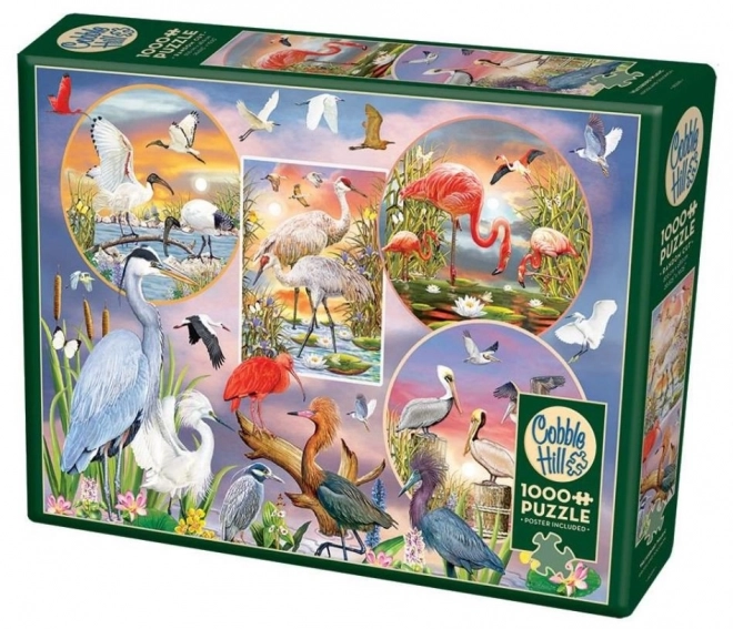 Charming Water Birds Puzzle 1000 Pieces