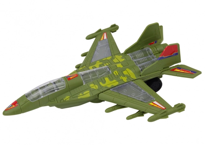 Military Jet Toy with Lights and Sounds