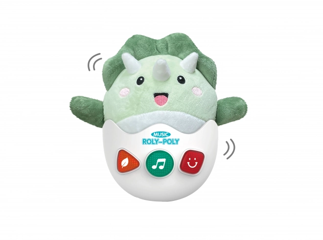 Roly-Poly Plush Dinosaur with Effects