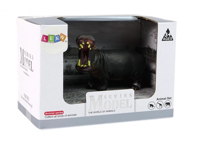 Large Hippo Collectible Figure - World Animals Series