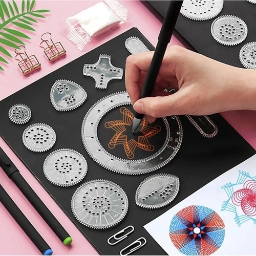 Maaleo spirograph drawing set