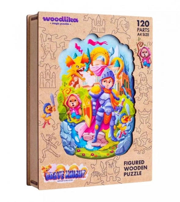 Colorful Wooden Puzzle - Brave Knight