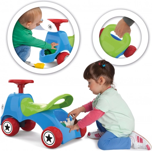 Prikladen shranjevalni prostor pod sedežem