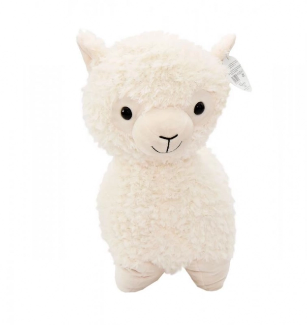 Cream Plush Llama Toy