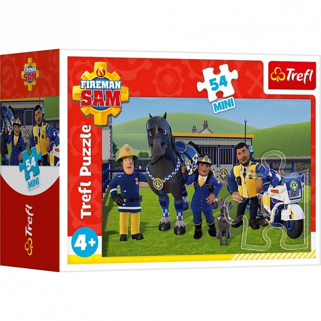 Trefl Mini Puzzle Fireman Sam Ready for Action