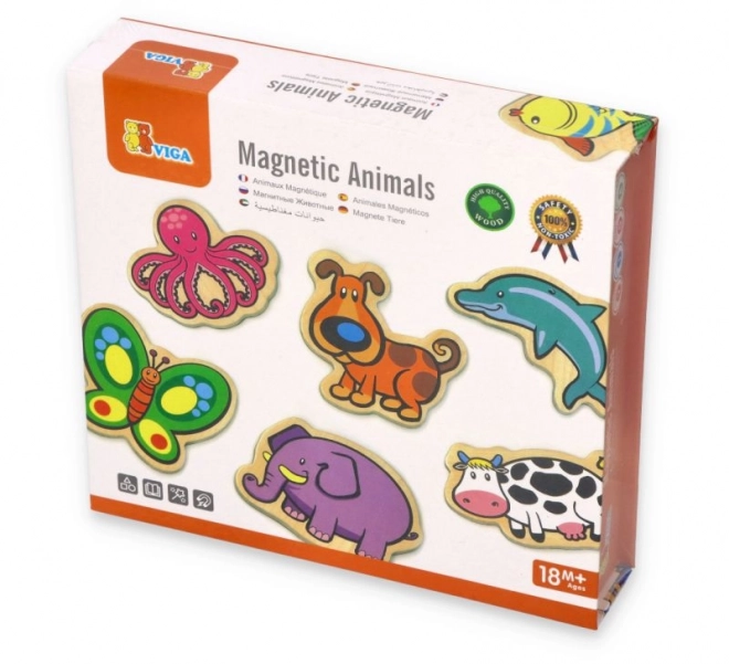 Wooden Animal Magnets